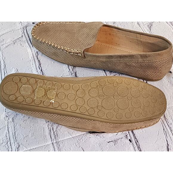 JOURNEE COLLECTION‎ womens slip-on flat loafer Halsey shoes size 7.5 W TAUPE NEW - Picture 6 of 7